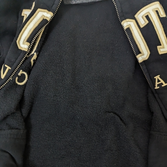 Roots Canada Embroidered Black Zip Hoodie Size Small - Picture 2 of 8